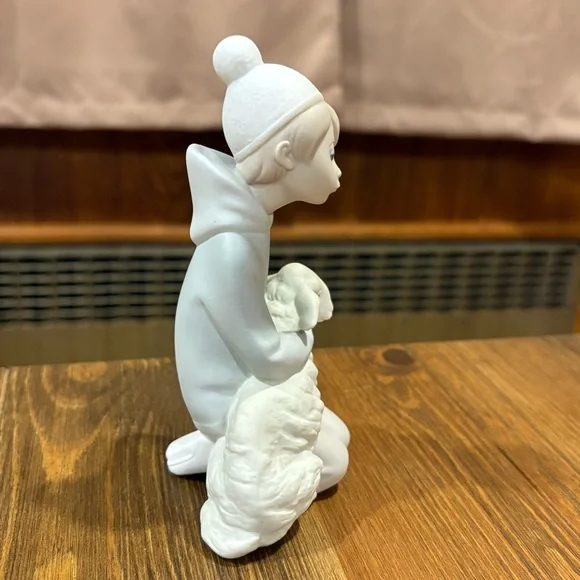 Lladro Shepherd Boy with Lamb - matte - Retired #4676 - Picture 4 of 7